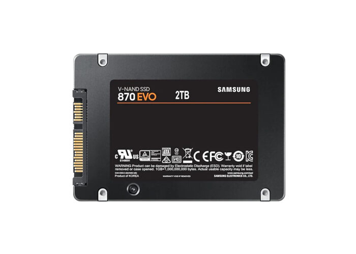 SSD: Samsung 870 Evo 2TB 2.5" SATA III