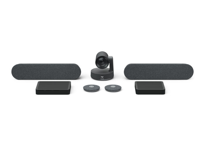 ვებ კამერა: Logitech Rally Ultra-HD ConferenceCam - Black - USB - PLUGC - Emea - Dual Speaker EU