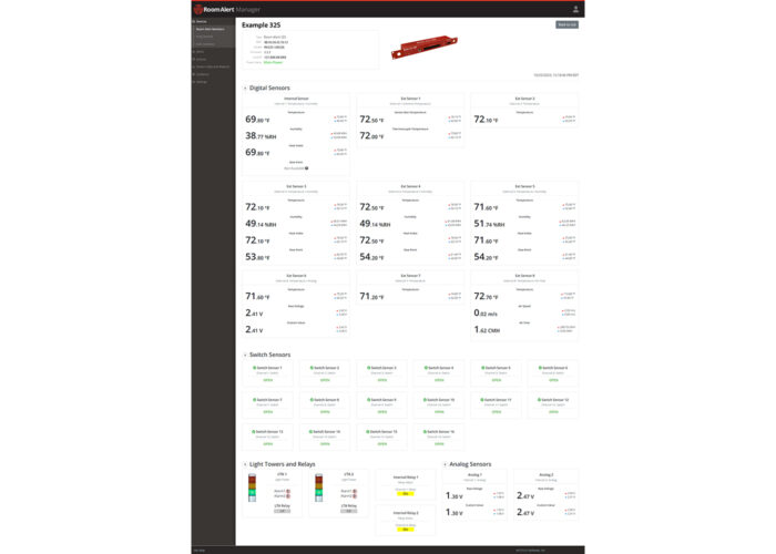 სასერვერო ოთახის მონიტორინგი: Avtech Room Alert 3S Monitor RA3S-ES0-BAS - Image 9