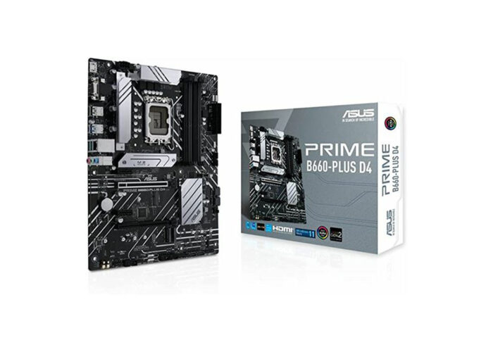 დედა დაფა: Asus PRIME B660-PLUS D4 s1700 B660 4xDDR4 M.2 HDMI-DP-VGA ATX