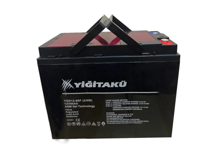 აკუმულატორი: Yigitaku GEL Battery – 12V 80AH (YGD12-80) - Image 2