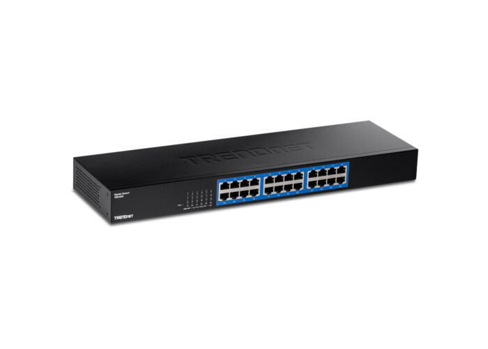 სვიჩი: TRENDNet 24-port Gigabit Switch (Rack Mount)