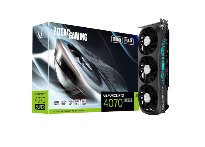 ვიდეო ბარათი: Zotac Zotac Gaming GeForce RTX4070 Super Trinity Black Edition 12GB