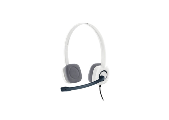 ყურსასმენები: Logitech H150 Corded Stereo Headset - Cloud White