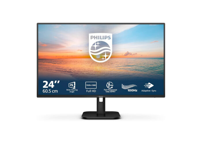 მონიტორი: Philips 24" Full HD Integrated Monitor Black