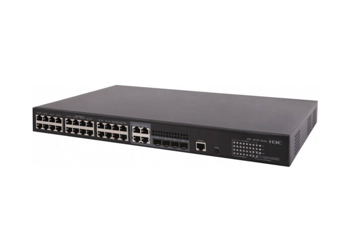 სვიჩი: H3C S5130S-28S-EI L2 Ethernet Switch with 24*10/100/1000BASE-T Ports and 4*1G/10G