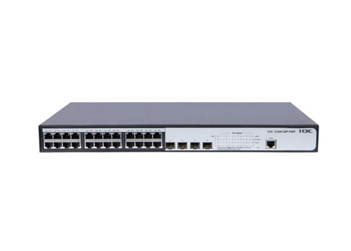 სვიჩი: H3C S1850-28P-PWR 28-Port Gigabit Ethernet Switch(24GE+4SFP+PoE,AC)