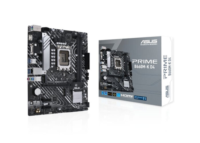 დედა დაფა: Asus Prime B660M-K D4