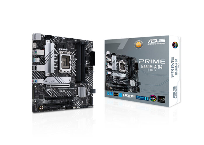 დედა დაფა: Asus Prime B660M-A D4-CSM