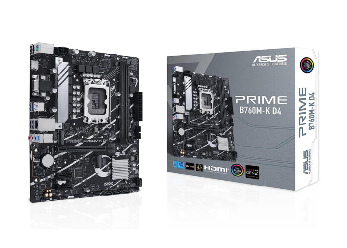 დედა დაფა: Asus Prime B760M-K