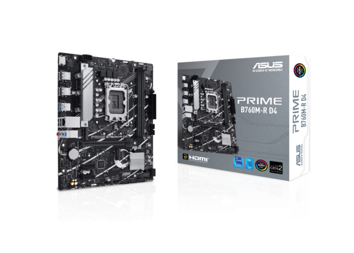 დედა დაფა: Asus Prime B760M-R