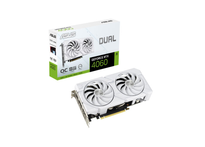 ვიდეო ბარათი: Asus DUAL-RTX4060-O8G-EVO-White