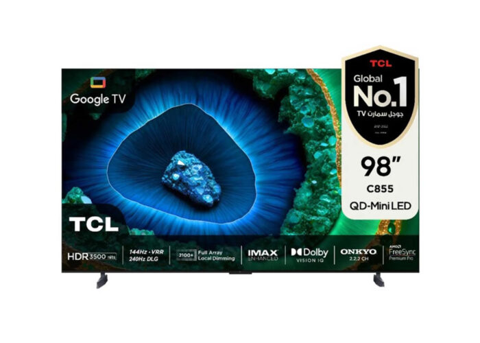 ტელევიზორი: TCL QD-Mini LED TV 98"(249cm)/ 98C855/M653J3T-AP/GE