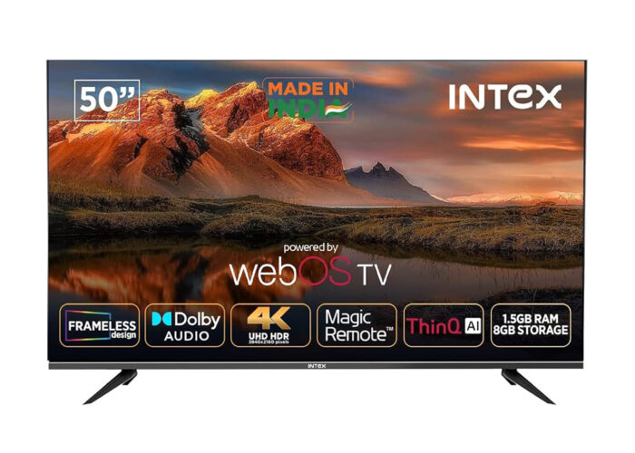 ტელევიზორი: Intex Smart  TV 50" Android 14® 2024 GE