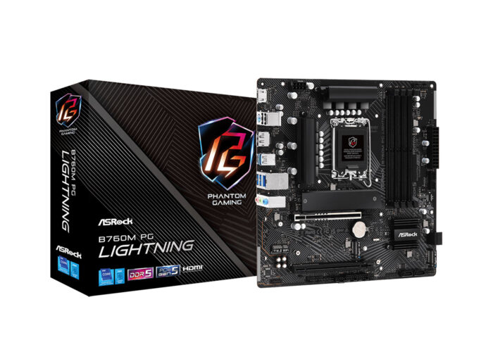 დედა დაფა: Asrock B760 S1700 MATX B760M PG LIGHTNING