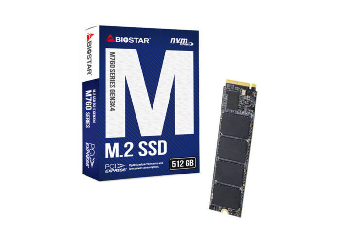 SSD დისკი: Biostar M760-512GB M.2 2280 NVMe Gen3x4