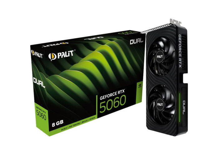 ვიდეო ბარათი: Palit RTX5060 DUAL 8GB GDDR7