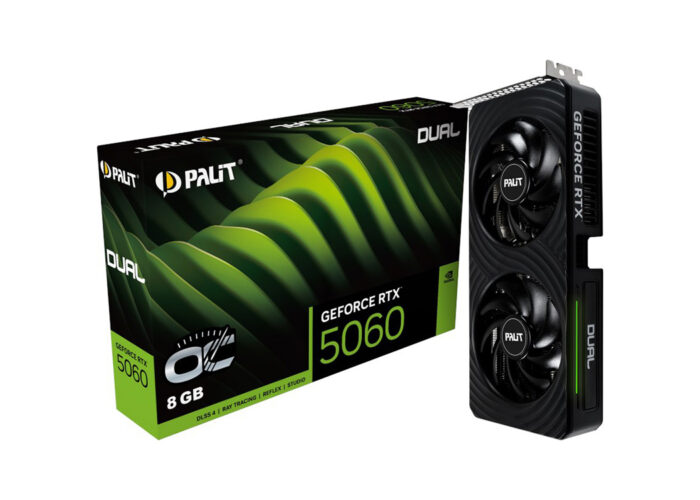 ვიდეო ბარათი: Palit RTX5060 DUAL OC 8GB