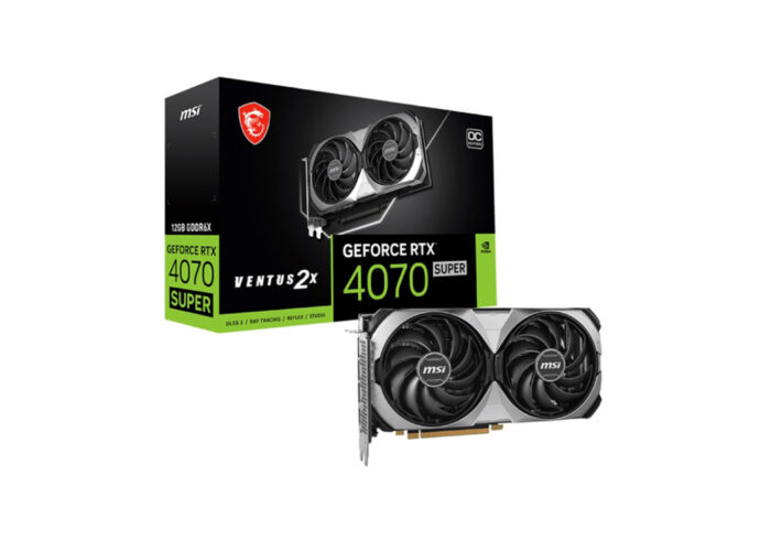 ვიდეო ბარათი: MSI GeForce RTX 4070 Super 12G Ventus 2X OC