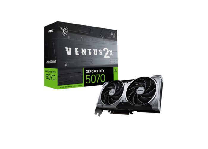ვიდეო ბარათი: MSI GeForce RTX 5070 12G Ventus 2X